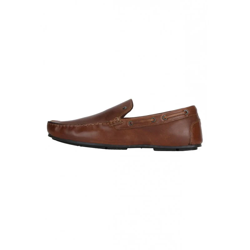 Men Brown Loafers - Image 4