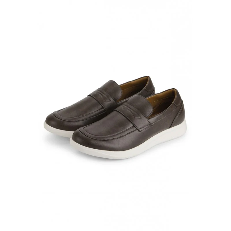 Men Brown Loafers - Image 4