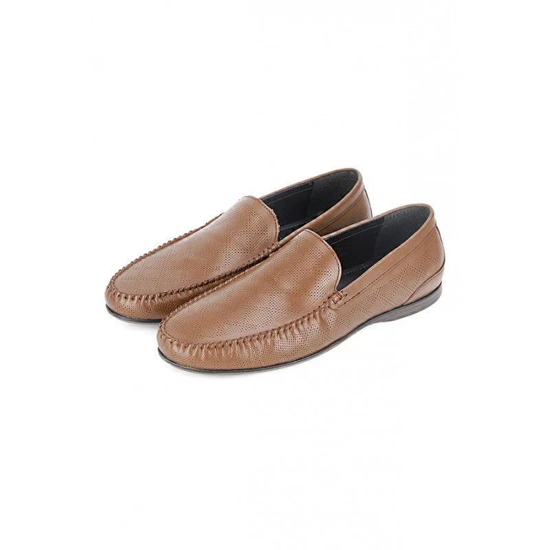 Men Brown Loafers - Image 5