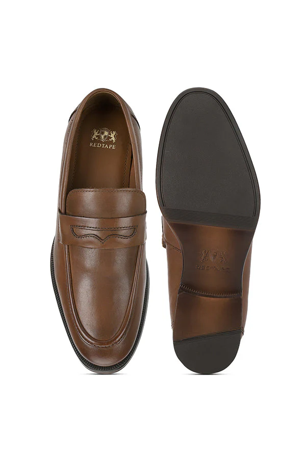 Men Brown Loafers - Image 5