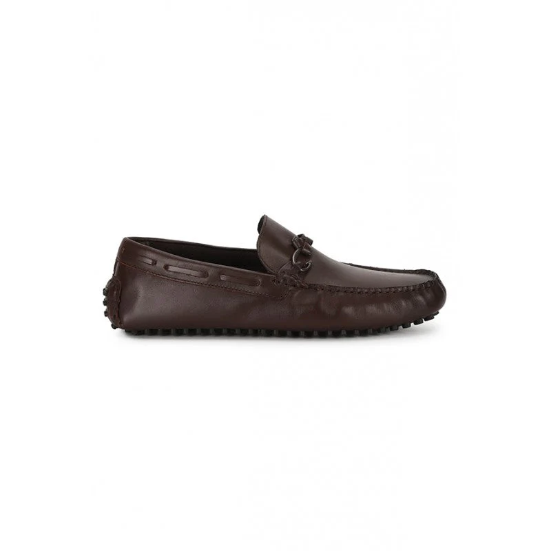 Men Brown Loafers - Image 2