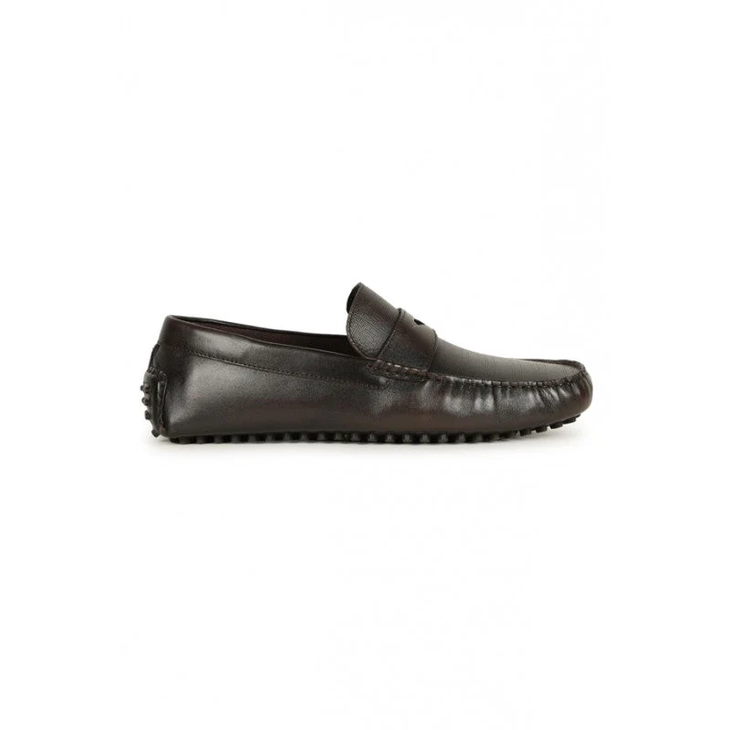 Men Brown Loafers - Image 2