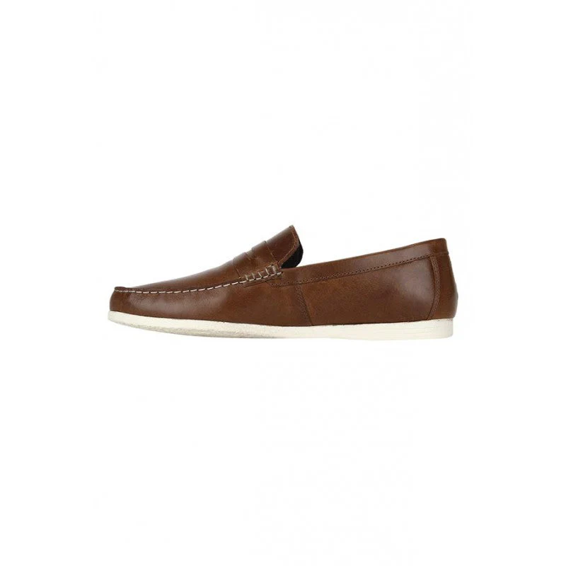 Men Brown Loafers - Image 4