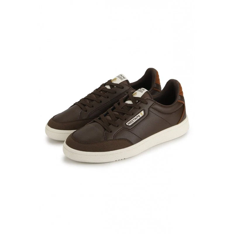 Men Brown Sneakers - Image 4