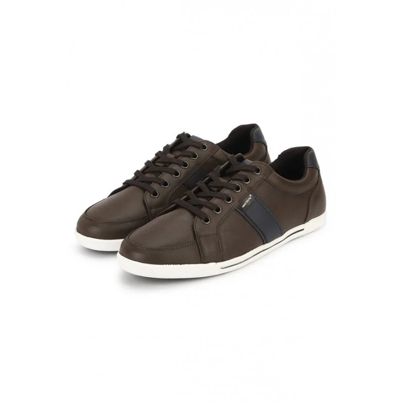 Men Brown Sneakers - Image 4
