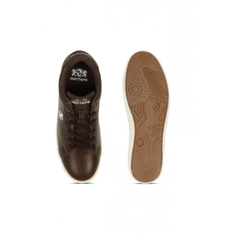 Men Brown Sneakers - Image 5