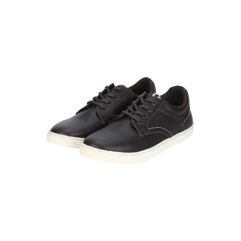 Men Brown Sneakers - Image 3