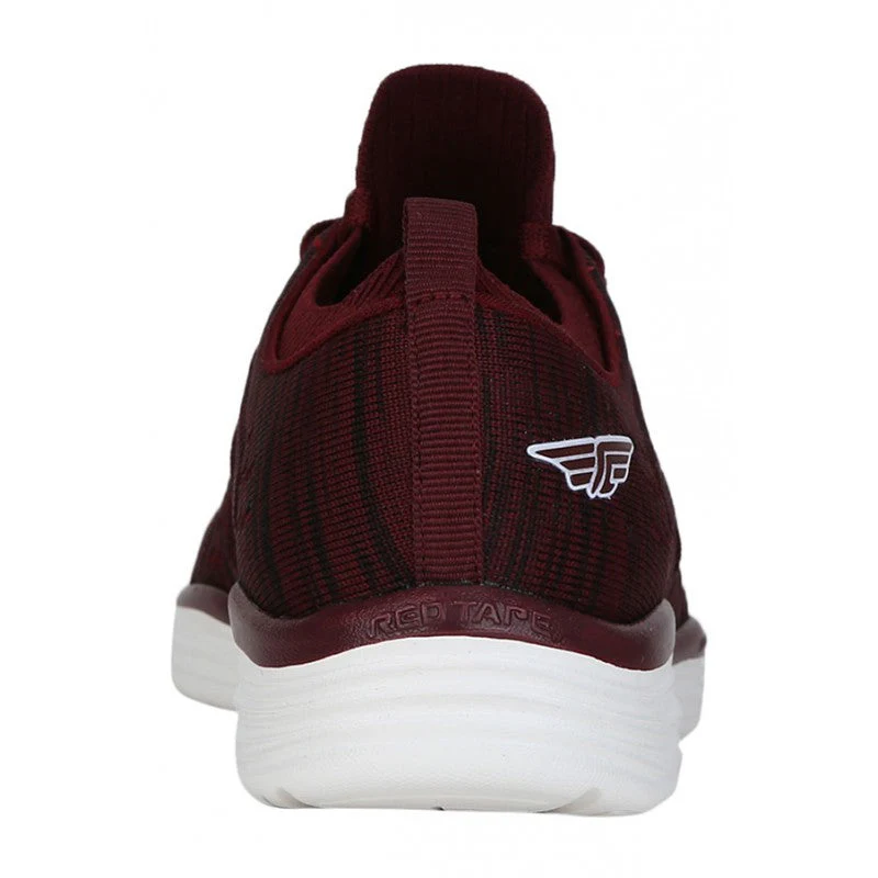Men Burgundy Running Shoes - Image 6