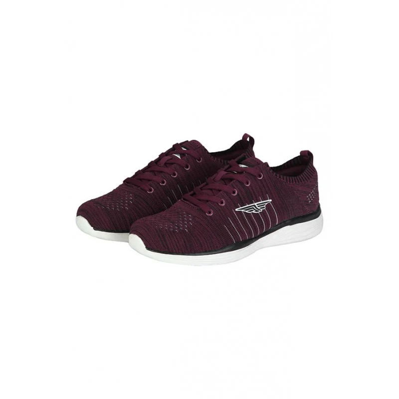 Men Burgundy Running Shoes - Image 3