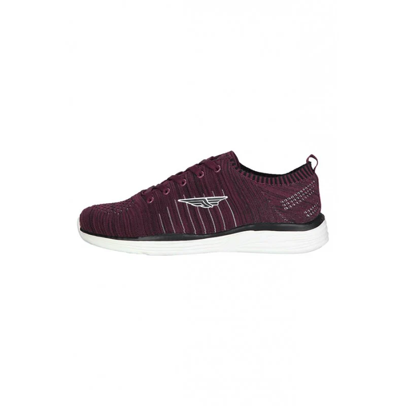 Men Burgundy Running Shoes - Image 4