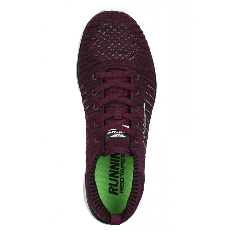Men Burgundy Running Shoes - Image 7