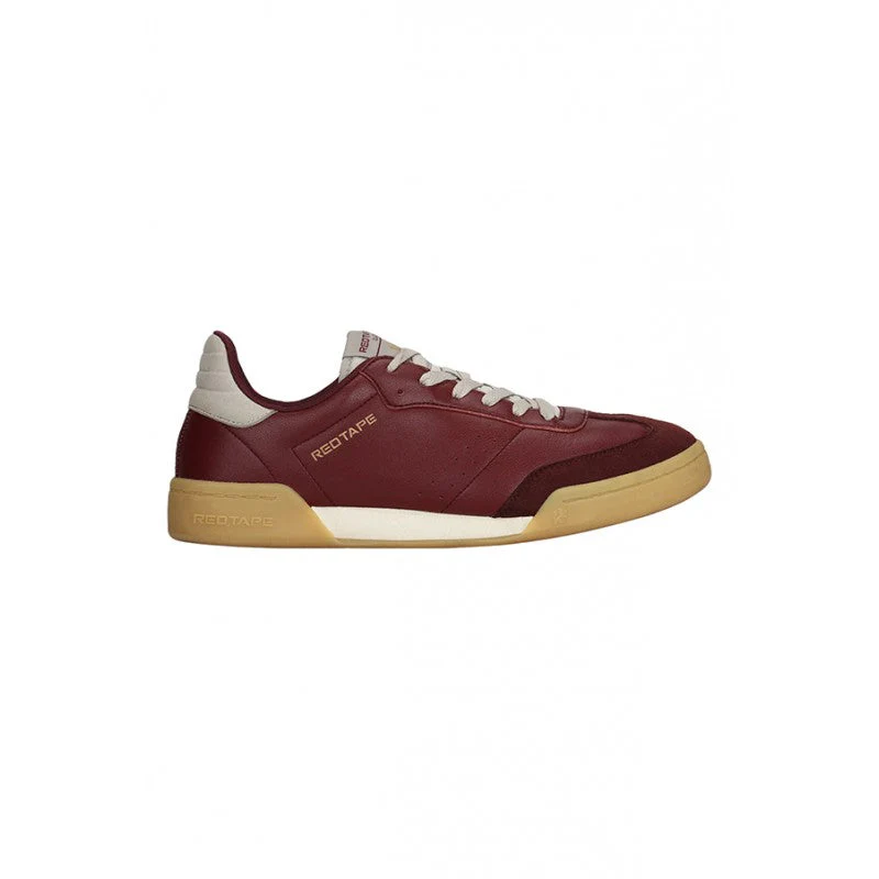 Men Burgundy Sneakers - Image 4