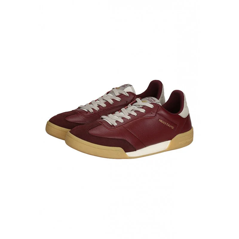Men Burgundy Sneakers - Image 6
