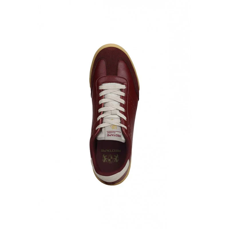 Men Burgundy Sneakers - Image 7