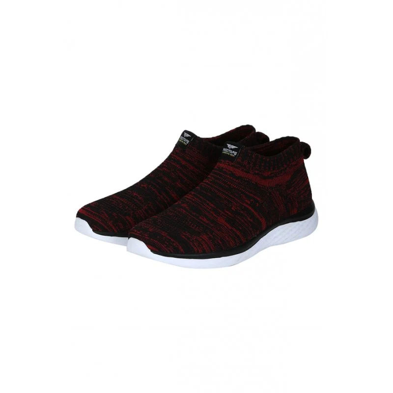 Men Burgundy Walking Shoes - Image 4