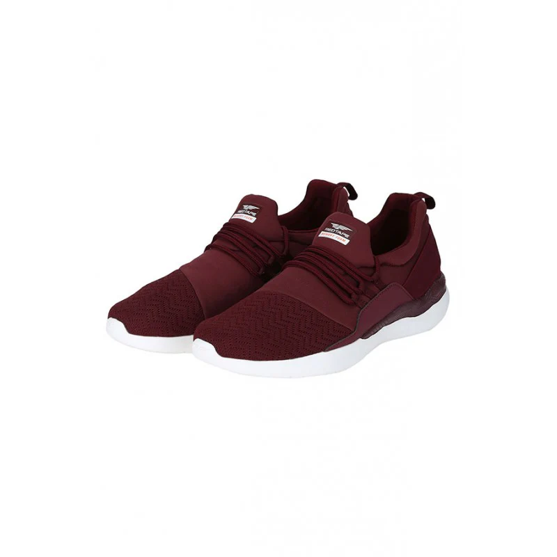 Men Burgundy Walking Shoes - Image 3