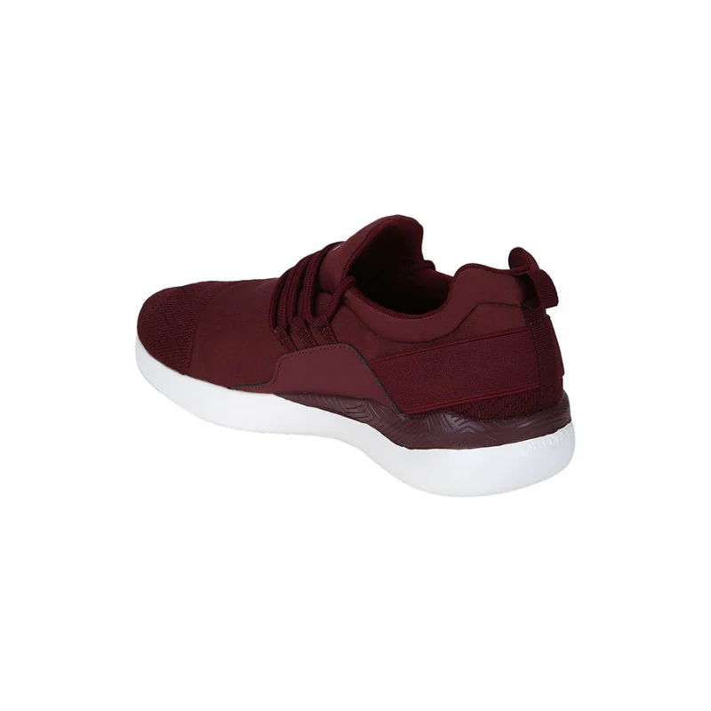 Men Burgundy Walking Shoes - Image 5