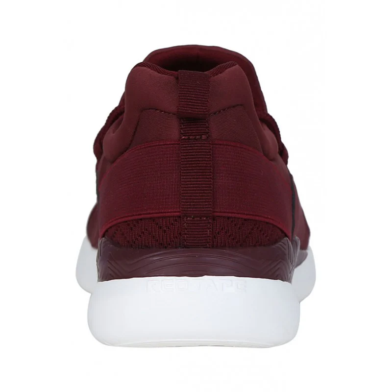 Men Burgundy Walking Shoes - Image 6