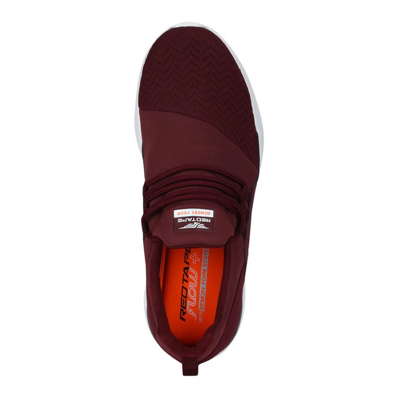 Men Burgundy Walking Shoes - Image 7