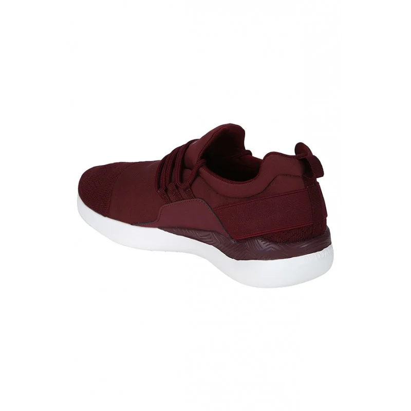 Men Burgundy Walking Shoes - Image 6