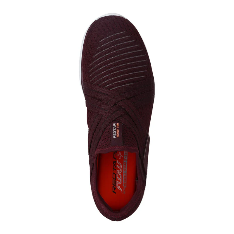 Men Burgundy Walking Shoes - Image 7