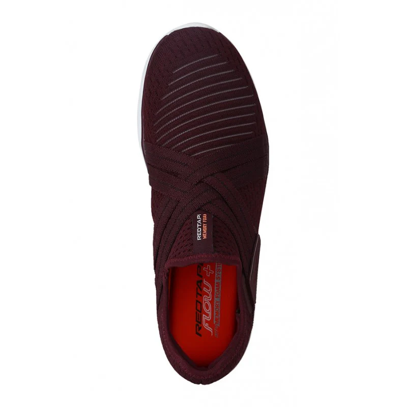 Men Burgundy Walking Shoes - Image 7