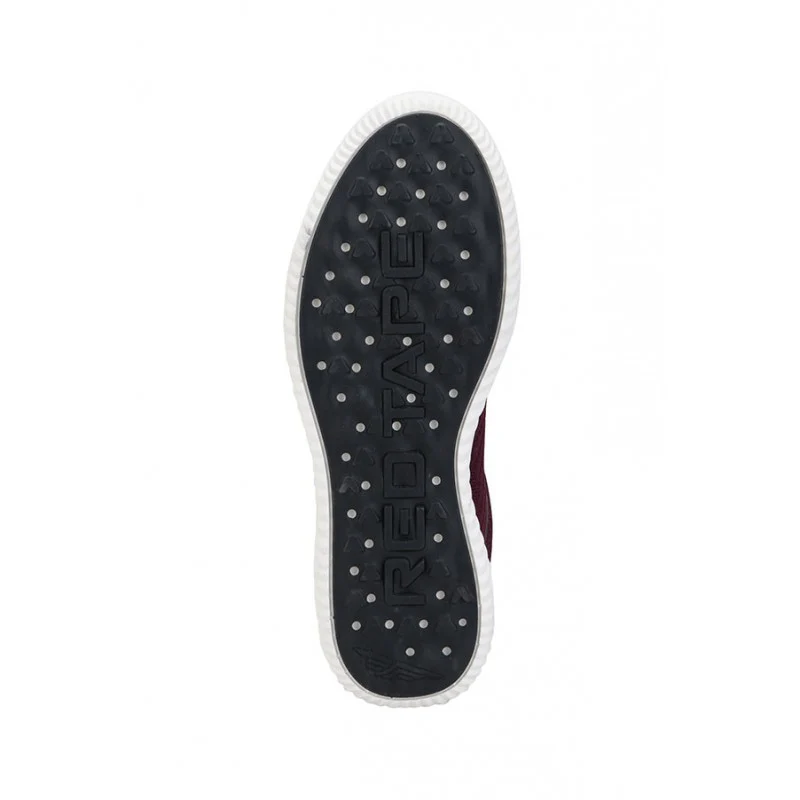 Men Burgundy Walking Shoes - Image 6