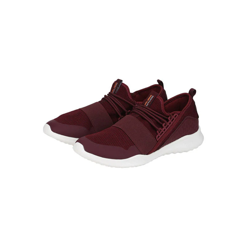 Men's Burgundy Walking Shoes - Image 3