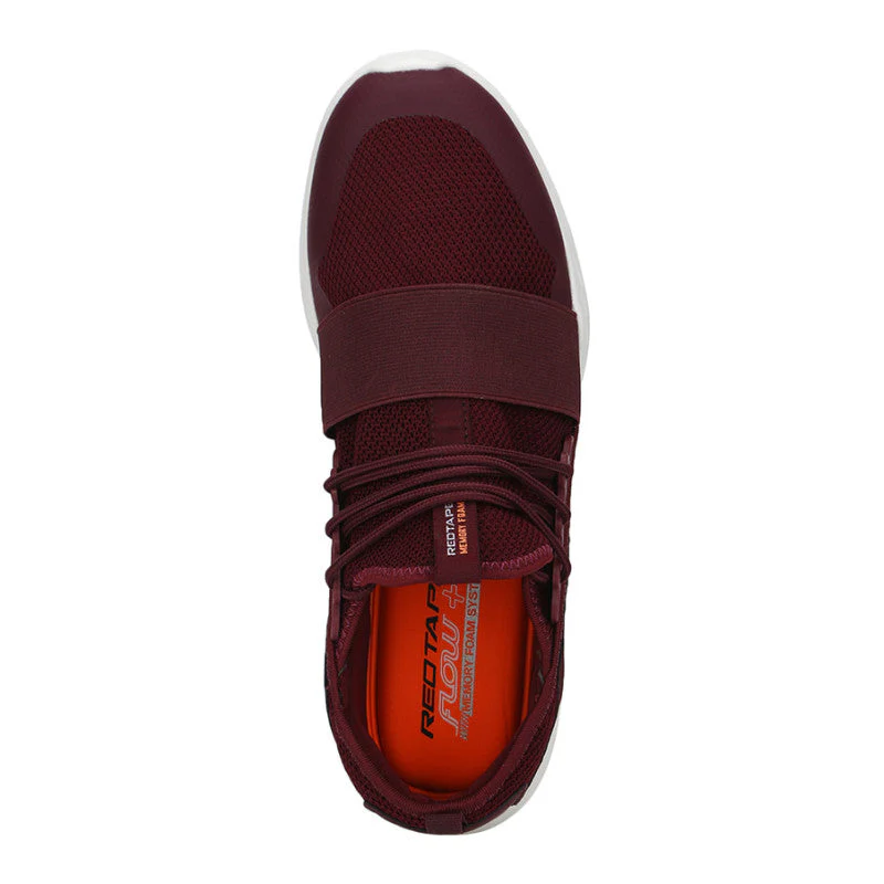 Men's Burgundy Walking Shoes - Image 7