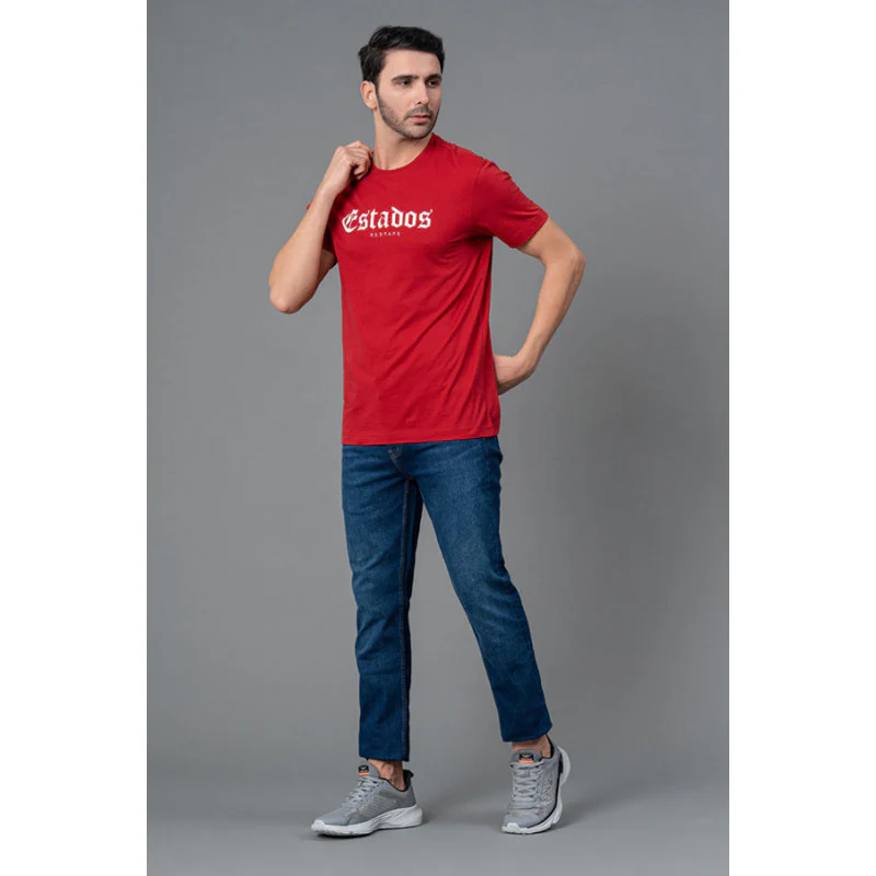 Men Casual Graphic Print T-Shirt - Image 5