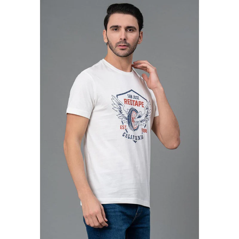 Men Casual Graphic Print T-Shirt - Image 2