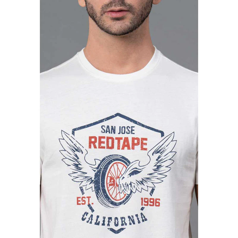 Men Casual Graphic Print T-Shirt - Image 4