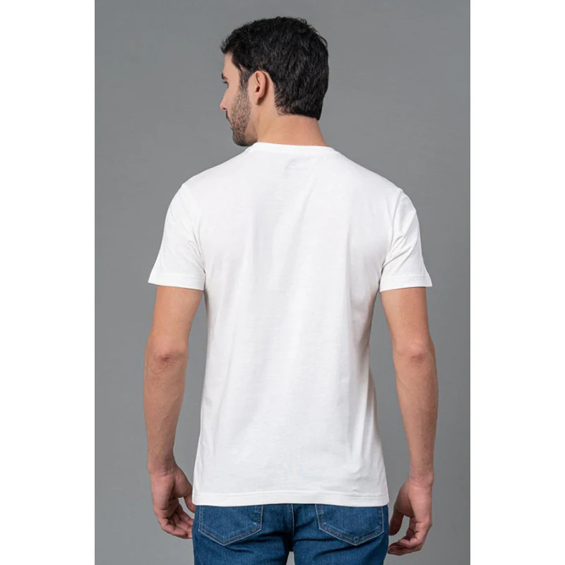 Men Casual Round Neck Printed T-Shirt - Image 3