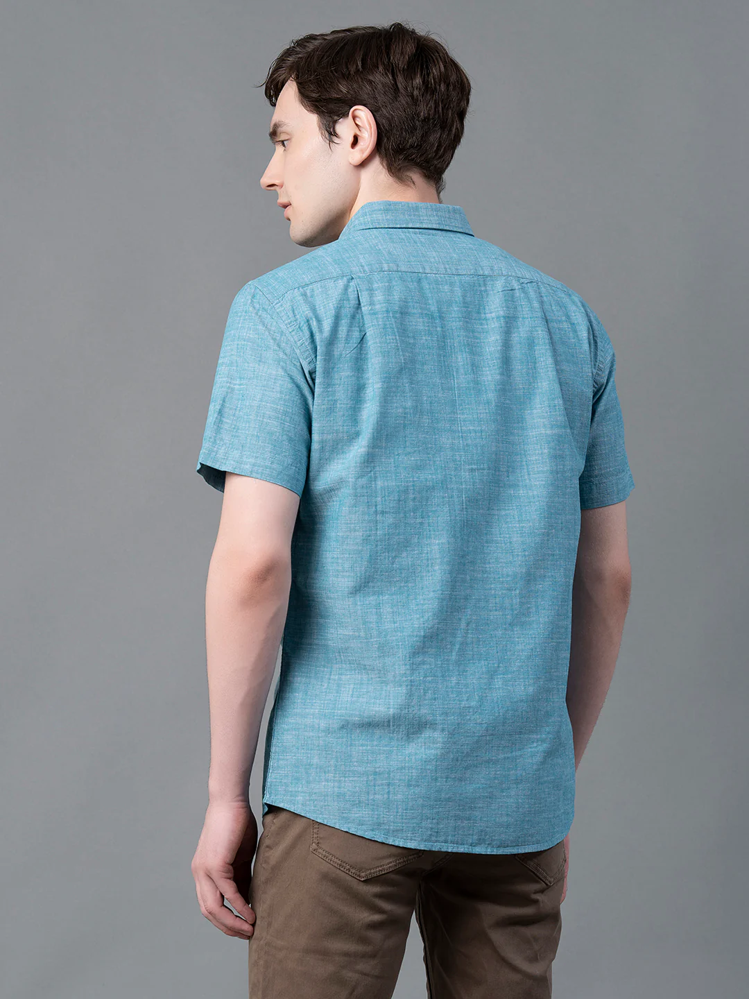 Cobalt Solid Shirt for Men - Image 2