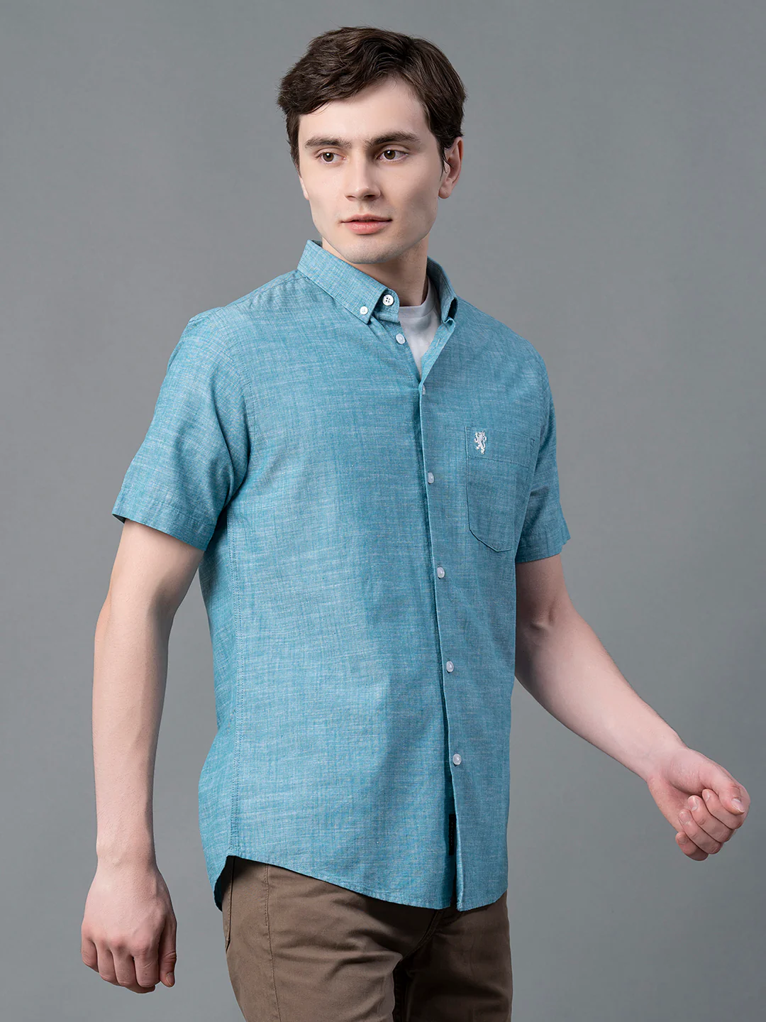 Cobalt Solid Shirt for Men - Image 5