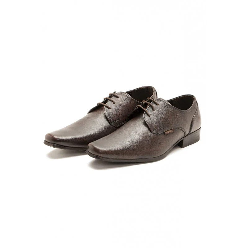 Men Cocoa Derby Shoes - Image 3