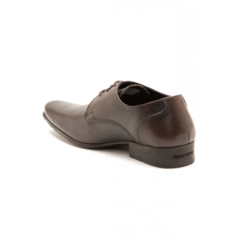 Men Cocoa Derby Shoes - Image 5