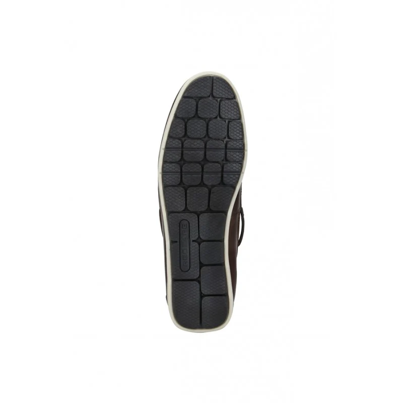 Men Dark Brown Boat Shoes - Image 6