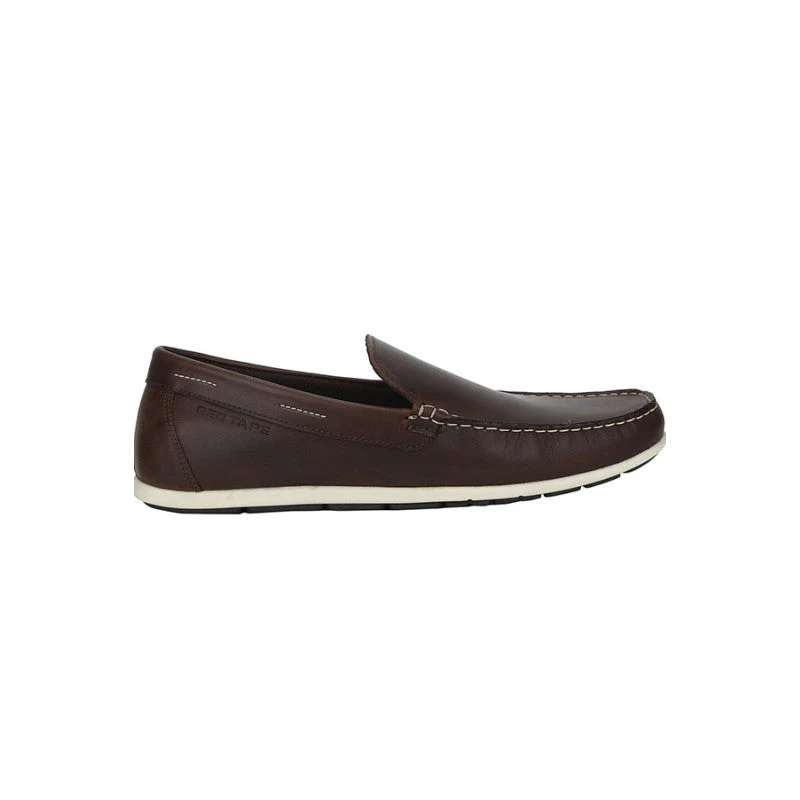 Men Dark Brown Loafers - Image 2