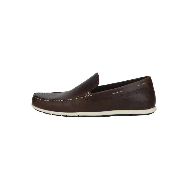 Men Dark Brown Loafers - Image 4