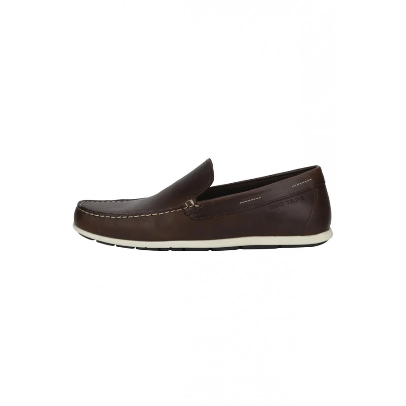 Men Dark Brown Loafers - Image 3