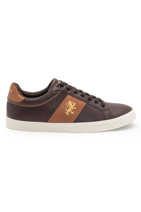 men dark brown sneaker - Image 2