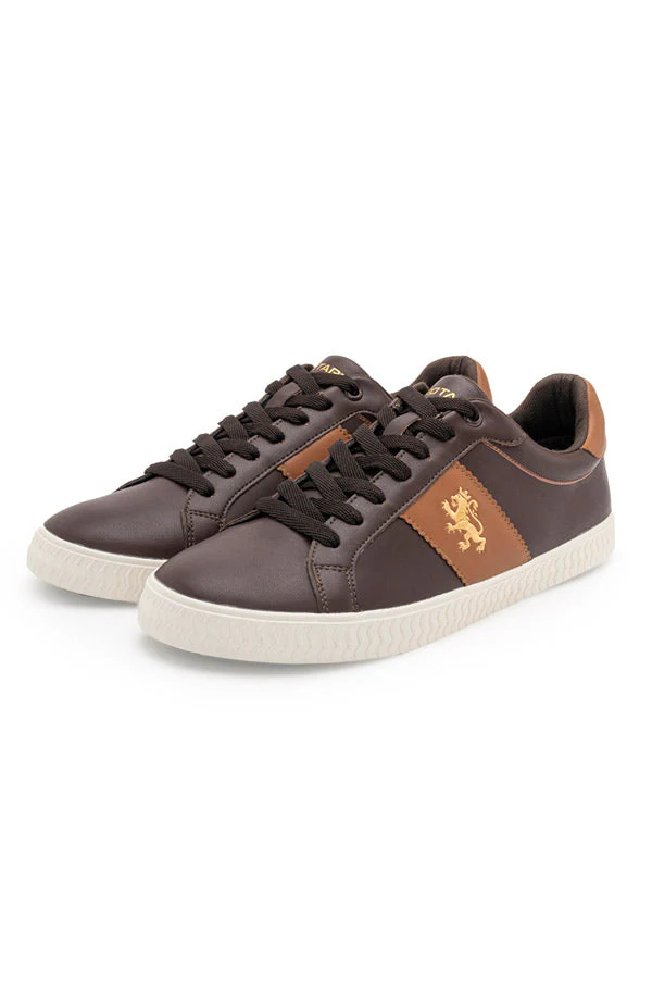 men dark brown sneaker - Image 4