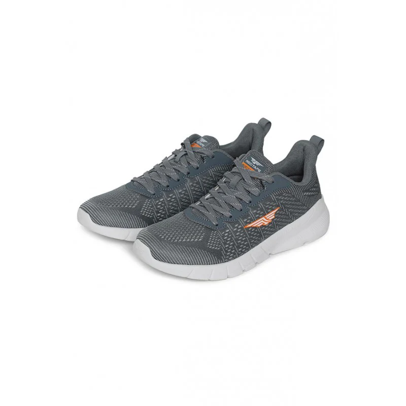 Men Dark Grey Walking Shoes - Image 5