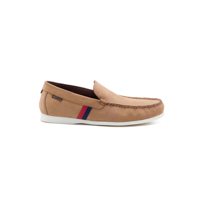 Men Dark Tan Loafers - Image 2