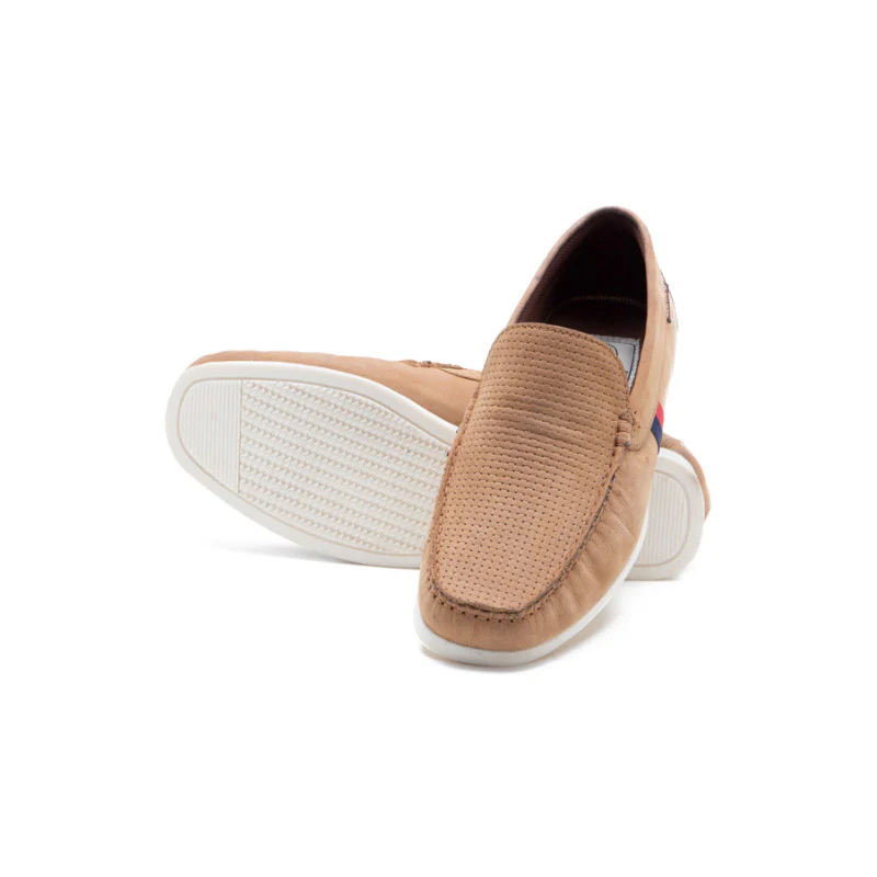 Men Dark Tan Loafers - Image 3