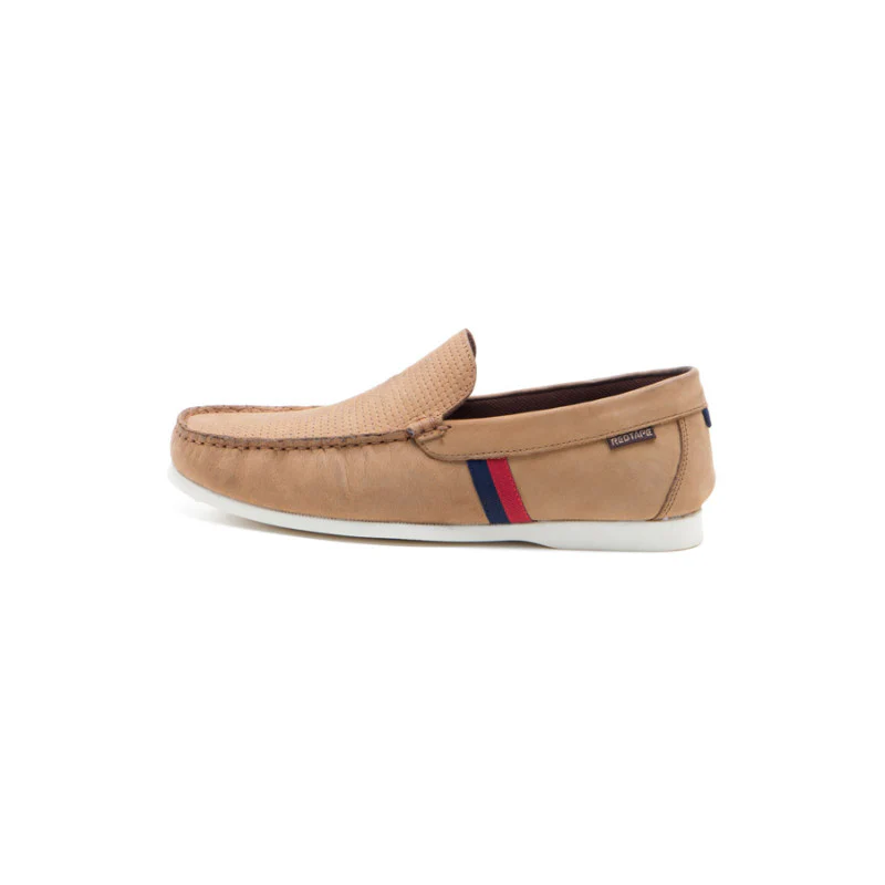 Men Dark Tan Loafers - Image 5
