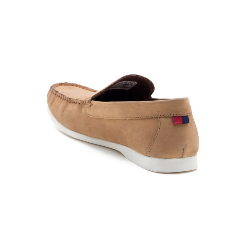 Men Dark Tan Loafers - Image 6