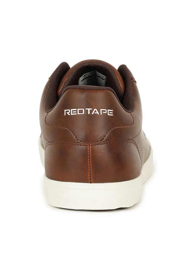 Men Dark Tan Sneakers - Image 6