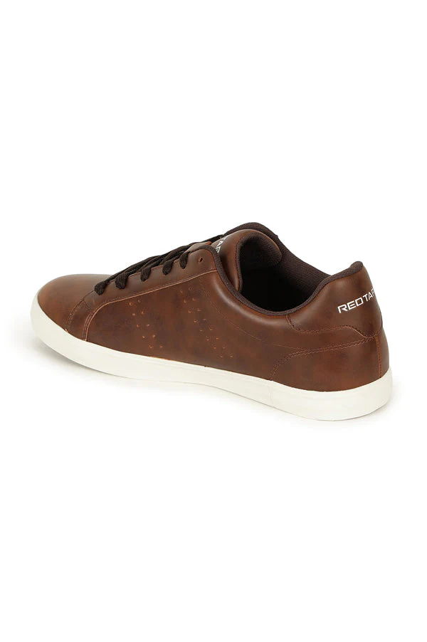 Men Dark Tan Sneakers - Image 7
